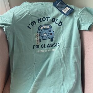 Life Is Good Kids Mint Green 'I'm Not Old I'm Classic' Graphic Tee